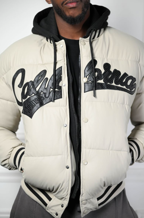 Doudoune Capuche 253 Beige