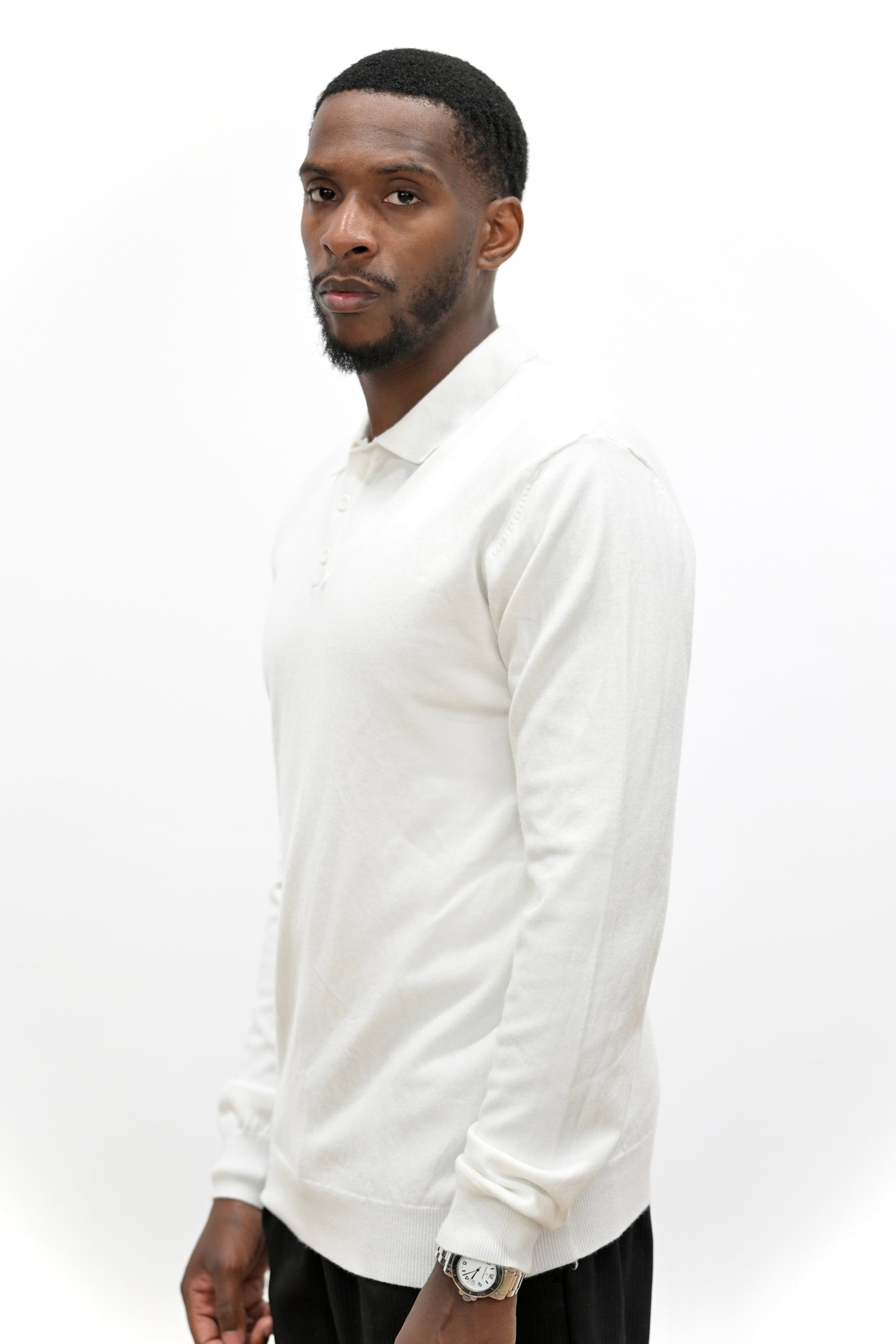 Polo Manches Longues 052 Vert Foncé