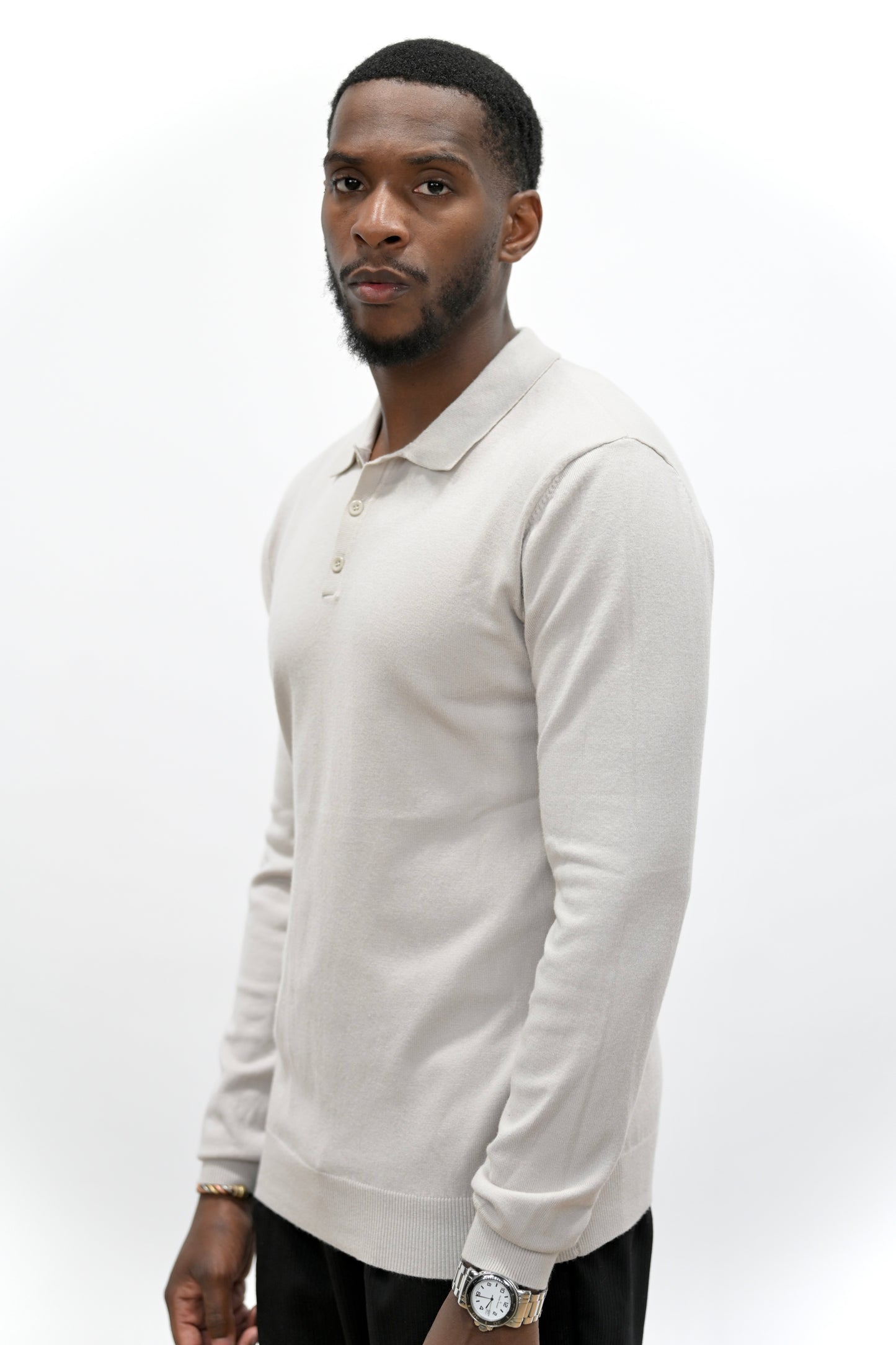 Polo Manches Longues 052 Vert Foncé