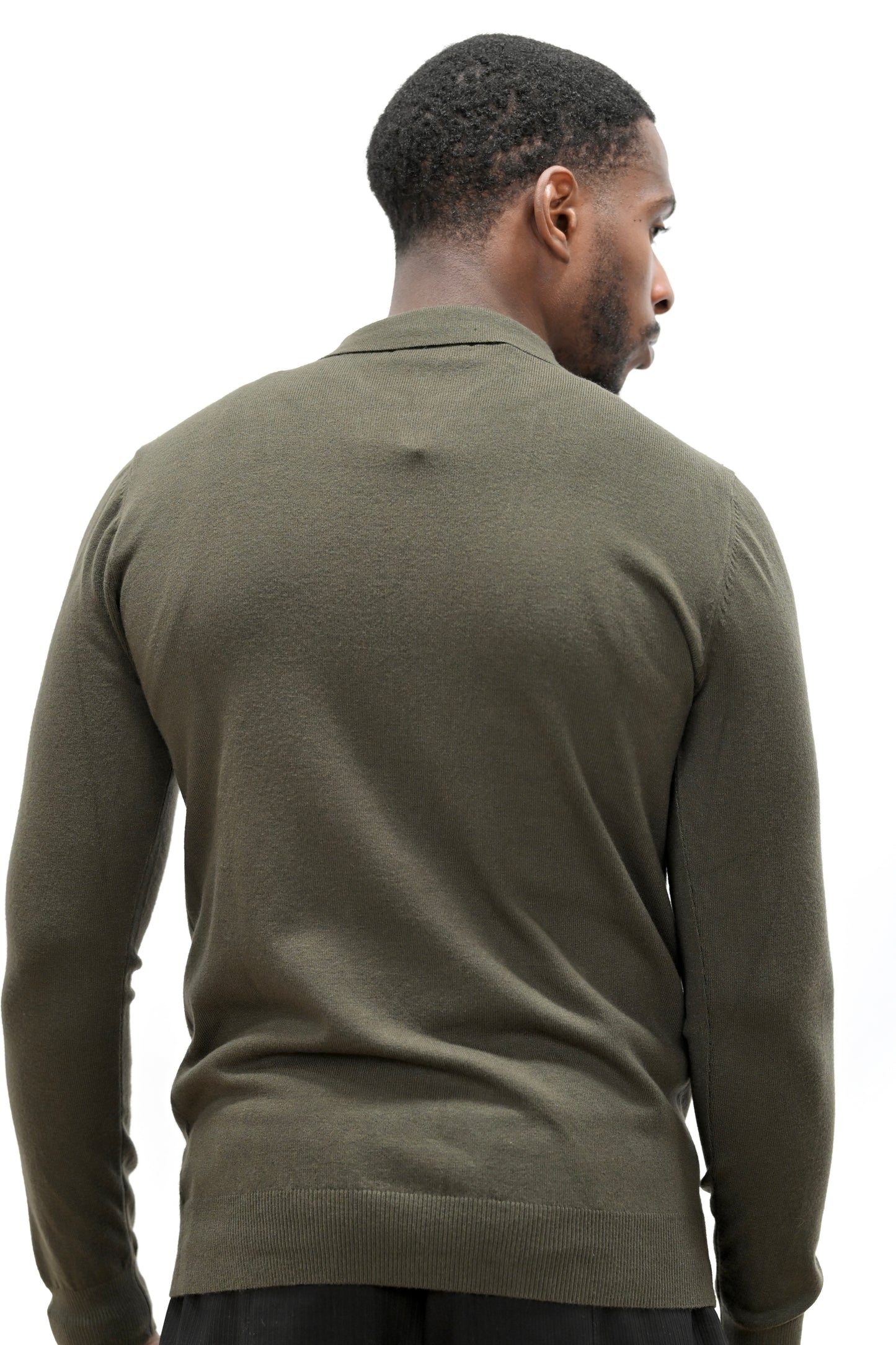 Polo Manches Longues 052 Vert Foncé