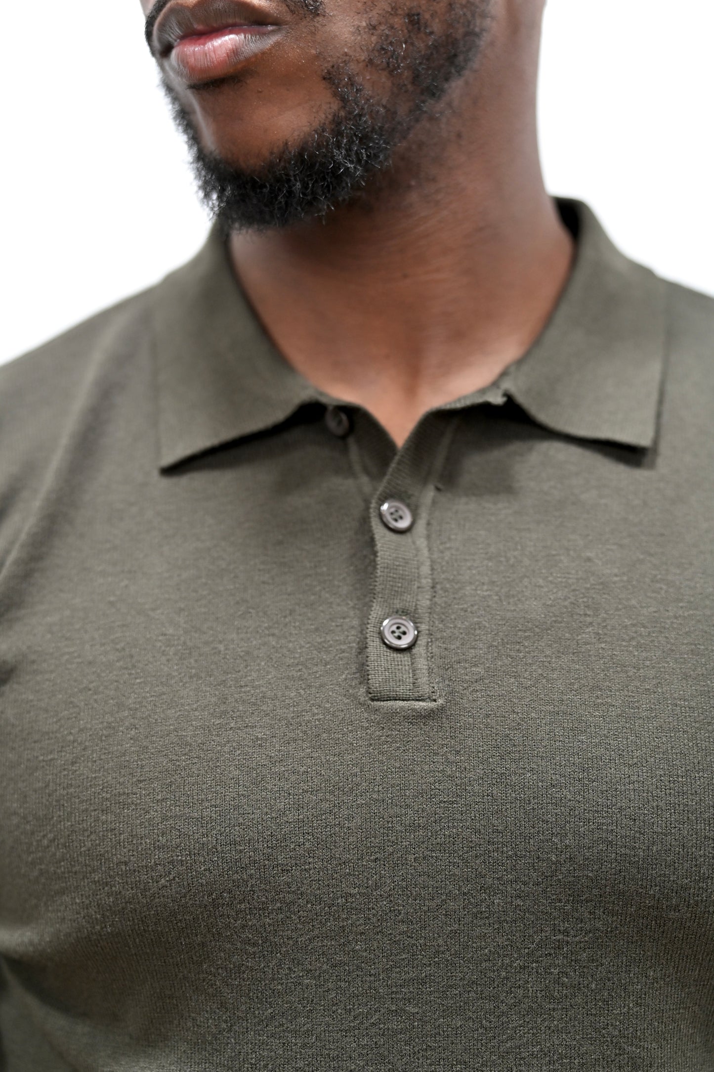 Polo Manches Longues 052 Vert Foncé