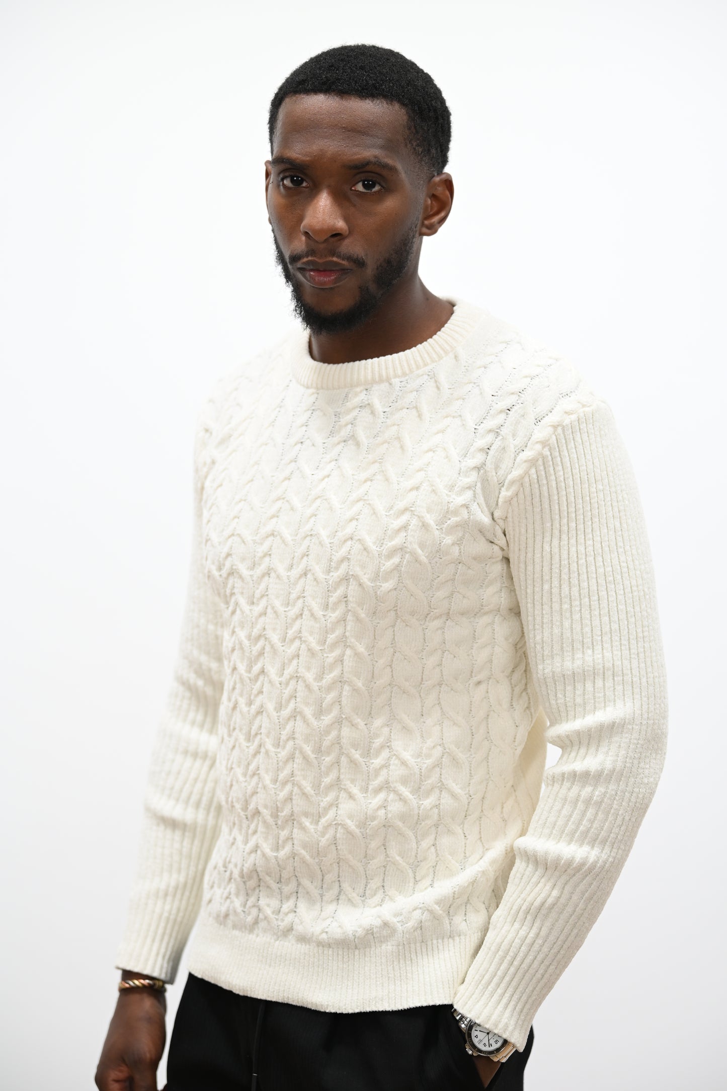 Pull Texturé 060 Beige