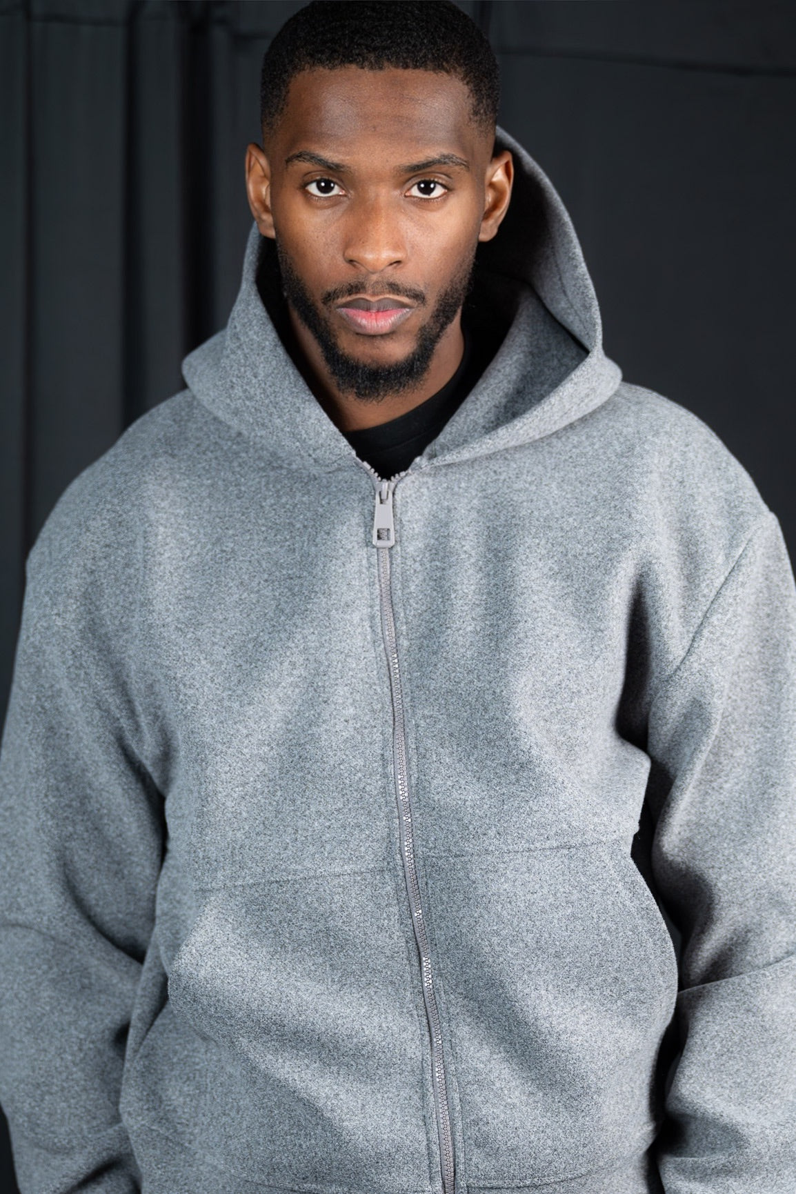 HOODED JACKET ZIP 8272