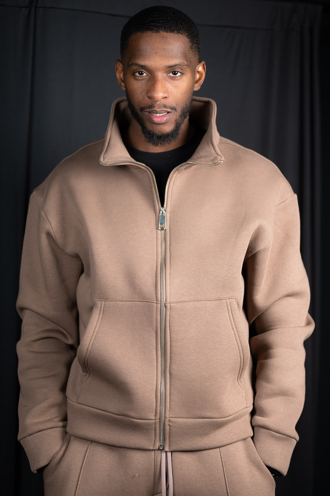 ZIPPER SWEATER JACKET 8270