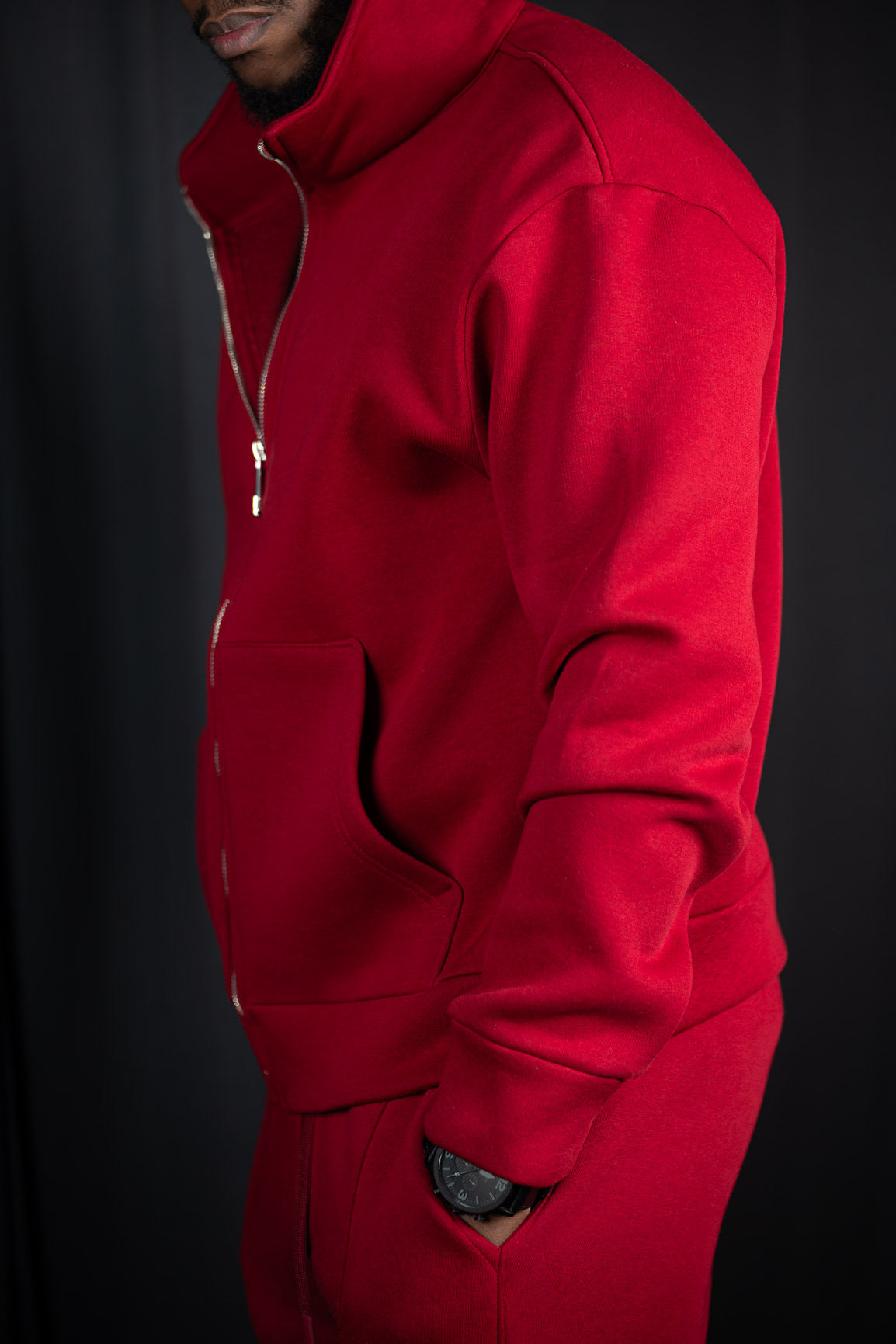 ZIPPER SWEATER JACKET 8270