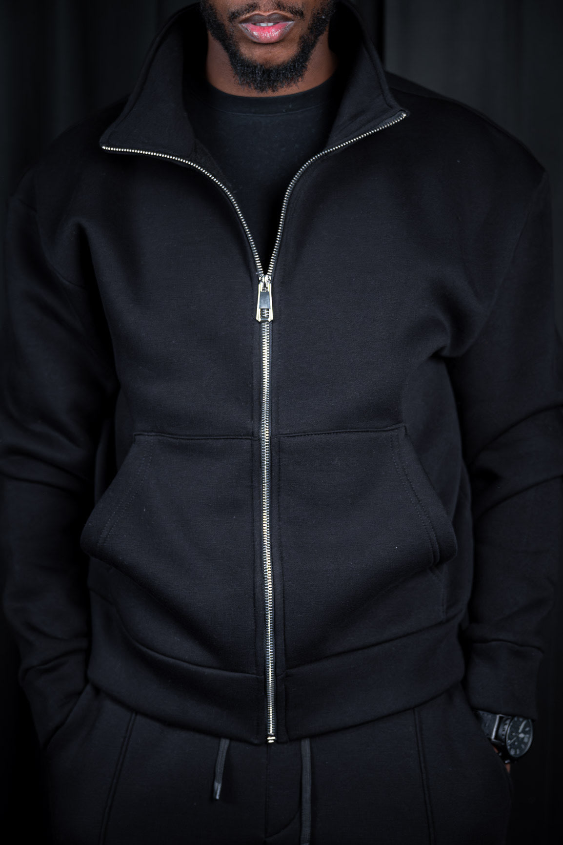 ZIPPER SWEATER JACKET 8270