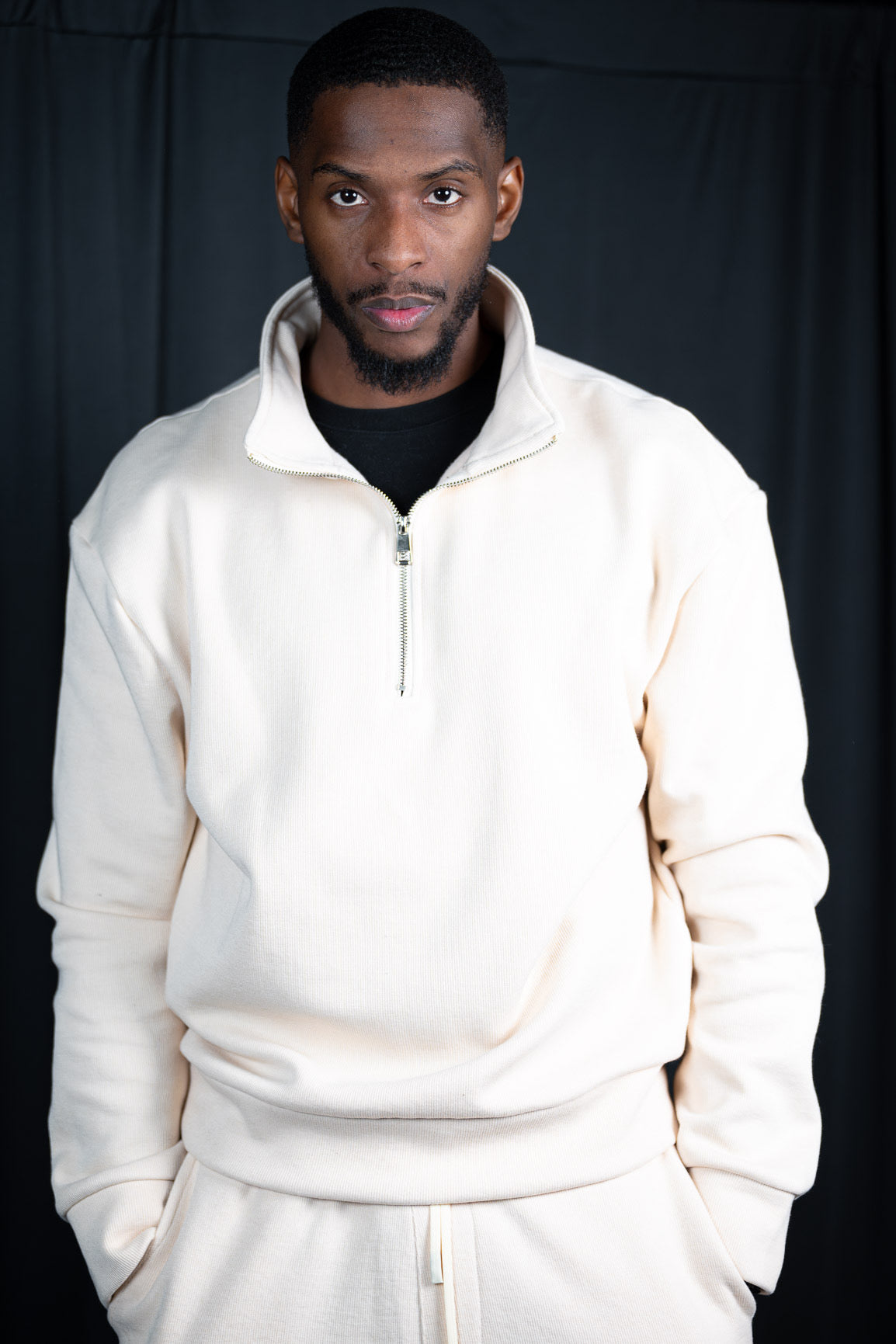 ZIPPER SWEATER BASIC 8267